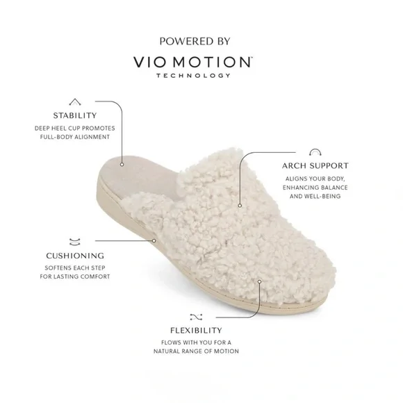 Vionic Gemma II Mule Slippers in Light Grey Flannel NWOT Size 7 - Picture 5 of 11